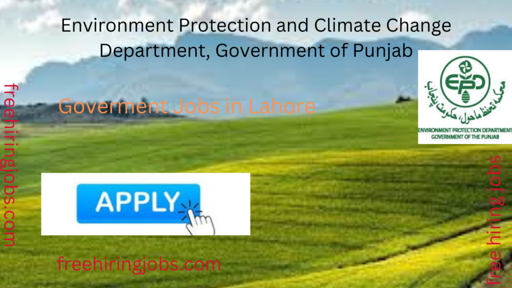 Goverment Jobs in Lahore