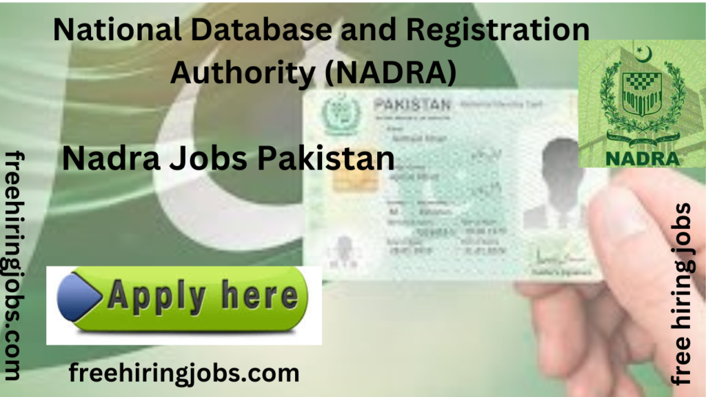 Nadra Jobs Pakistan